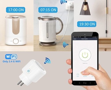 SMART WIFI ВРЕМЯ ПРОГРАММАТОР TUYA PLUG ВАТТМЕТР