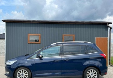 Ford C-MAX II Grand C-MAX Facelifting 1.0 EcoBoost 125KM 2016 Ford Grand C-MAX 7-mio Osobowy, Idealny Stan, Klimatronik, Parktronik, Hak, zdjęcie 3