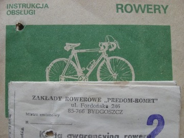 Руководство пользователя Romet Bicycle Wigry Jubilat Polic