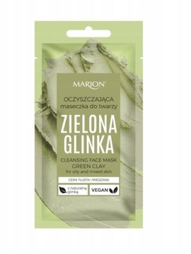 MARION MASECZKA OCZYSZCZAJĄCA ZIELONA GLINKA 8 g