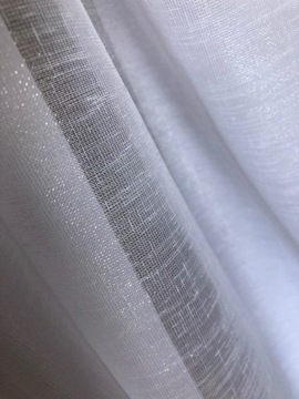 Батистовая штора FROST LINEN WHITE290 x 300 FROG TUNNEL