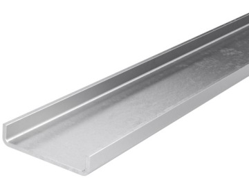 Современный забор сечение 50х20, забор оцинкованный