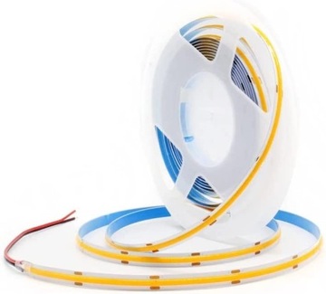 Светодиодная лента COB лента 24В 1 метр NEON LED line Теплая, не мигает, 480D