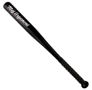 Kij Bejsbolowy Baseballowy Metalowy Czarny 25Cali 900g - Mój Argument