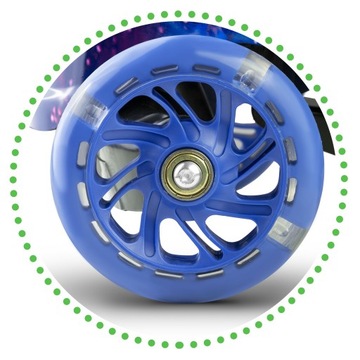 HULAJNOGA TRÓJKOŁOWA DLA DZIECI LED RICOKIDS