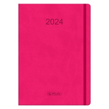 Kalendarz tygodniowy A5 na Notatki Notes flex Notatnik Różowy 2024