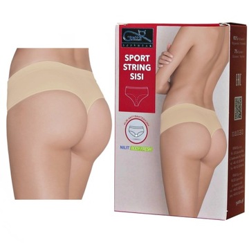 GATTA Bezszwowe Majtki STRINGI SISI SPORT r.L