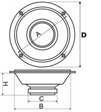 НЧ-динамик НЧ динамик 8 дюймов, 20 см, 8 Ом, BLOW