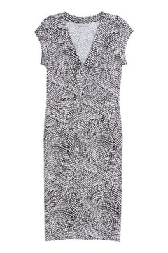 H&M dżersejowa sukienka ołówkowa 38 M O184
