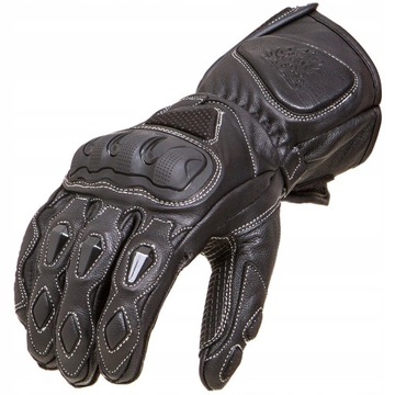 КОЖАНЫЕ МОТОЦИКЛОВЫЕ ПЕРЧАТКИ WOLF HAWK BLK XL