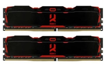 PAMIĘĆ RAM DDR4 32GB 3200 Mhz 2x16GB GOODRAM IRDM X CZARNA DO KOMPUTERA PC