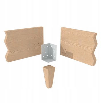 KĄTOWNIK DO NAROŻNIKA ŁÓŻKA 70 x 70 x 105 mm ZŁĄCZE RAMOWY RAMY ŁĄCZNIK