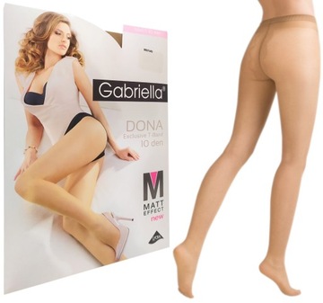Rajstopy GABRIELLA Matt Effect Dona 10 den Beige 3