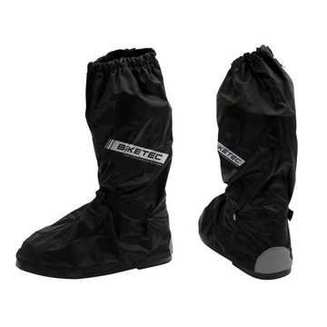 BIKETEC WODOOPORNE RAIN (PRZECIWDESZCZOWE) NAKŁADKI NA BUTY KOLOR CZARNY R