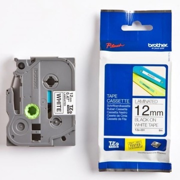 Лента Brother TZE-231 белая 12 мм х 8 м