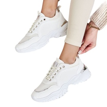 BIAŁE SNEAKERSY DAMSKIE FIREAN 40