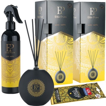 Dyfuzor zapachowy DO DOMU HEALING PALO SANTO 2x80ml +Spray 300ml +ZAWIESZKA