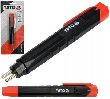 ТЕСТЕР YATO ДЛЯ ПРОВЕРКИ КАЧЕСТВА ТОРМОЗНОЙ ЖИДКОСТИ LED YT-72982
