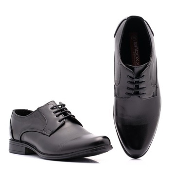 Badoxx ТАПОЧКИ ДЛЯ МАЛЬЧИКОВ, ФОРМАЛЬНЫЕ ЧЕРНЫЕ ТАПОЧКИ C428 32