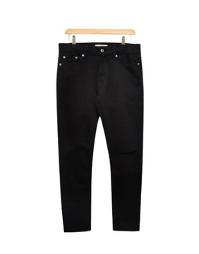 TOPMAN JEANSY MĘSKIE Z DZIURAMI CZARNE 30/30 1DMO