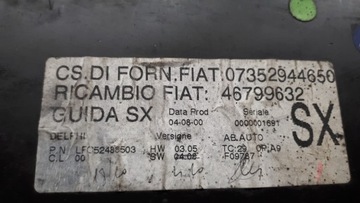 46799632 PANEL KLIMATIZACE ALFA ROMEO 147