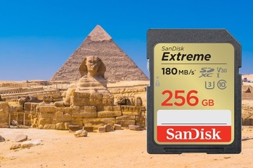 Карта памяти SANDISK Extreme SDXC 256 ГБ