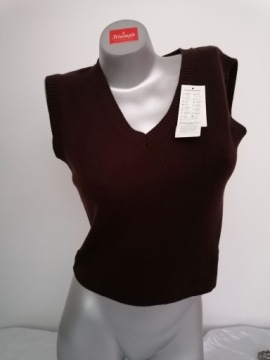 NOWA KAMIZELKA -MERA- CZEKOLADA-M !!!!!