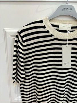 ПОЛОСАТЫЙ СВИТЕР ЛИМОНАД! НОВЫЙ! КОРОТКИЙ РУКАВ