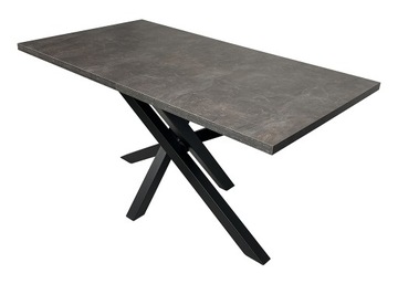 Nowoczesny stół LUCAS rozkładany 150x80 nogi metal