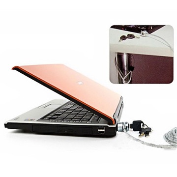 ZAMEK KLUCZOWY DO KOMPUTERA PC LAPTOP NOTEBOOK KOMPUTER ANTYKRADZIEŻOWY ALUMINIUM