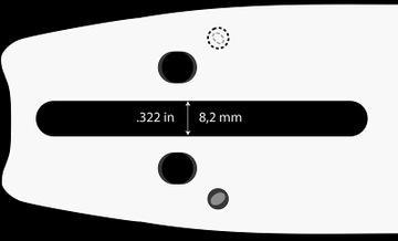 НАПРАВЛЯЮЩИЕ 38 см 325 футов 1,5 HUSQVARNA НАПРАВЛЯЮЩИЕ ДЛЯ ПИЛЫ