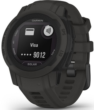 Умные часы GARMIN Instinct 2S с солнечной батареей, графитовый цвет