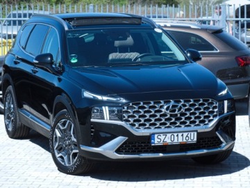 Hyundai Santa Fe IV SUV HEV 1.6 T-GDI HEV 230KM 2022 Hyundai Santa Fe 230ps 4WD Full Wentyle Panorama 360 Hak HUD Krell ACC Blis