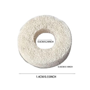 10 шт., фетровые подушечки, инструменты для ремонта, сменные аксессуары, латунь, музыкальный баритон