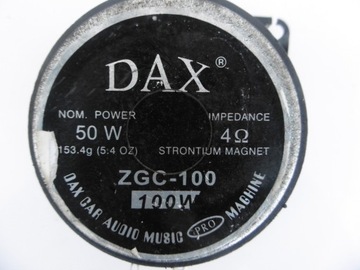ДИНАМИК DAX ZGC-100 МОЩНОСТЬЮ 50 Вт