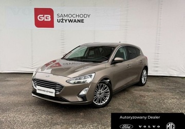 Ford Focus IV Hatchback 1.5 EcoBlue 120KM 2019 Ford Focus 1.5 EcoBlue 120KM AT8 Titanium Business Salon PL I-wszy wlascic