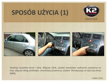 K2 I0R29 KLIMA FRESH ФОГЕНТИЛИЗАТОР ДЛЯ КОНДИЦИОНЕРА ВОЗДУХА K