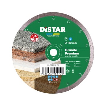 TARCZA DIAMENTOWA DISTAR 180x1,6x8,5x25,4 Granit P