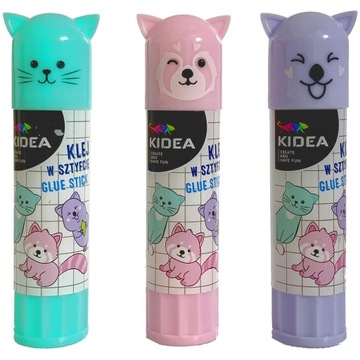 Klej w sztyfcie Kidea 15 g Z FIGURKA SZKOŁA PRZEDSZKOLE 1 SZT