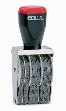Ręczny datownik ustawiany 7mm data cyfrowa
