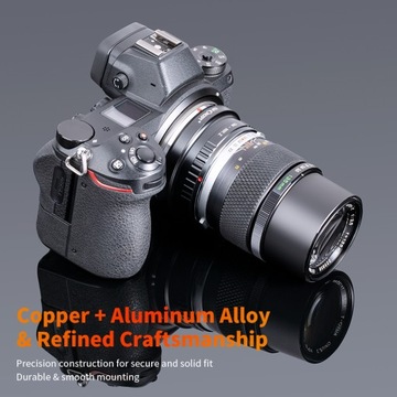 Адаптер OLYMPUS OM для NIKON Z Z5 Z6 Z7 Z9 Z30 Z50 K&F