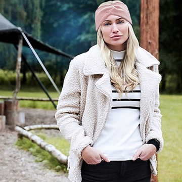 ЖЕНСКАЯ ПОВЯЗКА НА ГОЛОВУ ТЕПЛАЯ ЗИМА БОХО УЗЕЛ