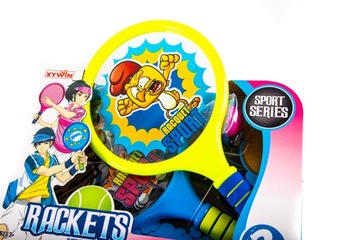 НАБОР РАКЕТКИ С МЯЧАМИ ДЛЯ БАДМИНТОНА