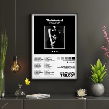 Plakat na płótnie Hip-hopowy raper The Weeknd Musi