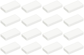 LEGO TILE 3069b 1x2 biała NOWA (4g) 16 szt.