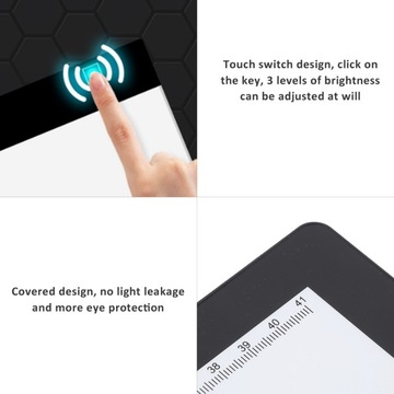 Светодиодная копировальная доска A3 с сенсорным затемнением для рисования GQ Tool