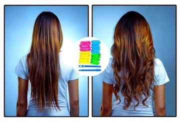 БУЛИЦЫ ДЛЯ ДЛИННЫХ ВОЛОС СПИРАЛЬНЫЕ КУДРЫ 60 шт.