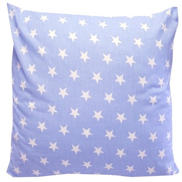 Poszewka na jaśka poduszkę 45x45 Niebieska gwiazda