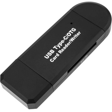 CZYTNIK KART 5W1 SD MICROSD USB USB-C MICROUSB OTG