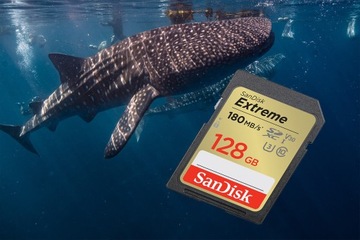 Карта памяти SANDISK Extreme SDXC 128 ГБ